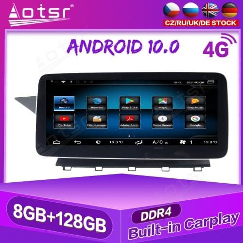 For Mercedes Benz GLK Class X204 2008 - 2015 Android Car GPS Navigation Multimedia Player Stereo Radio Recorder carplay 4G SIM