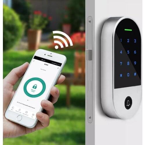Tuya wifi optional bluetooth door lock Waterproof keypad Access Control Standalone Keypad RFID Card entry reader