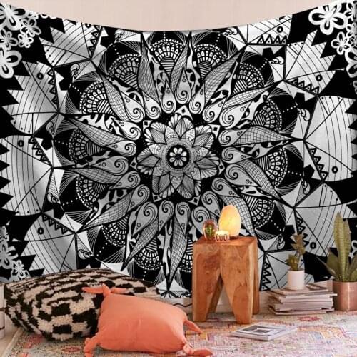 Indian Decoration Tapestry Wall Hanging Boho Mandala Home Deco Throw Rug Bohemian Style Tapestry
