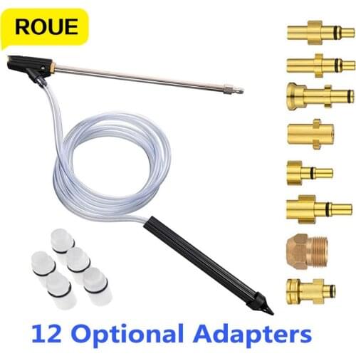 High Pressure Washer Sand Wet Blasting Kit Wet Sandblaster with 1/4 Quick Connector Ceramic Nozzle for Karcher Lavor AR Nilfisk