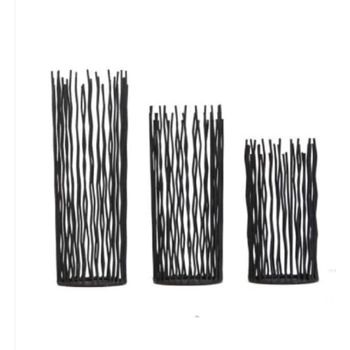 LISM Decorative Metal Candlesticks