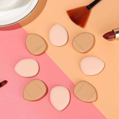 1pc Mini Cosmetic Puff Soft Non Latex Finger Facial Makeup Sponge Cosmetic Air Cushion Wet And Dry Beauty Tool For Girl Women
