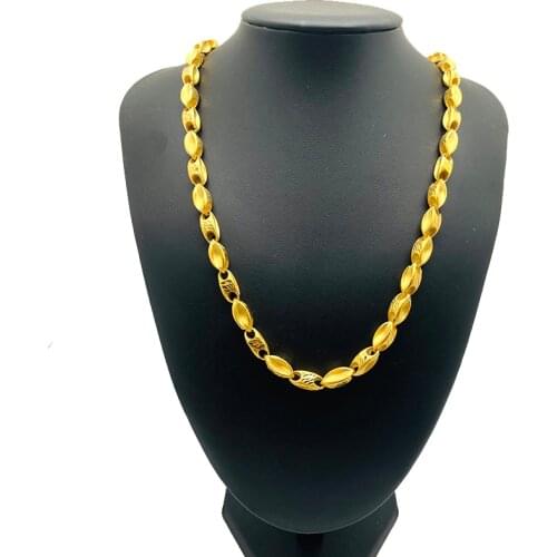 Dubai fashion African Jewelry Brazil Cuba Best Gifts, Ethiopian Gold Color THICK CHAIN Necklaces for Women/Men