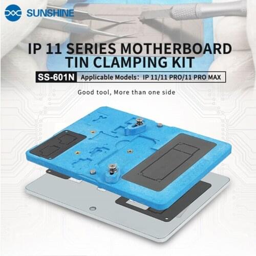 SUNSHINE SS-601 Motherboard Tinning Fixture Set Magnetic Middle Layer Board Soldering Tool For iPhone 11 Pro Max X XS MAX