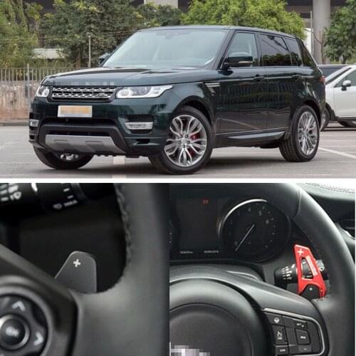 Aluminum Steering Wheel DSG Shift Paddle Shifter Extension For Land Rover Range Rover Sport 10-18 Car-styling