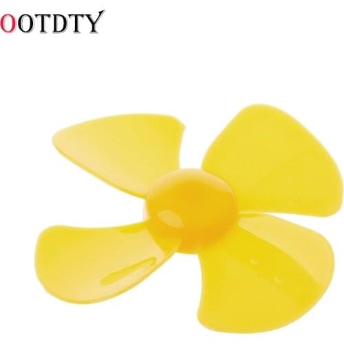 OOTDTY 2018 Fashion Four Blades Leaves Plastic Propeller For RC Model Motor Ship Boat Aircraft