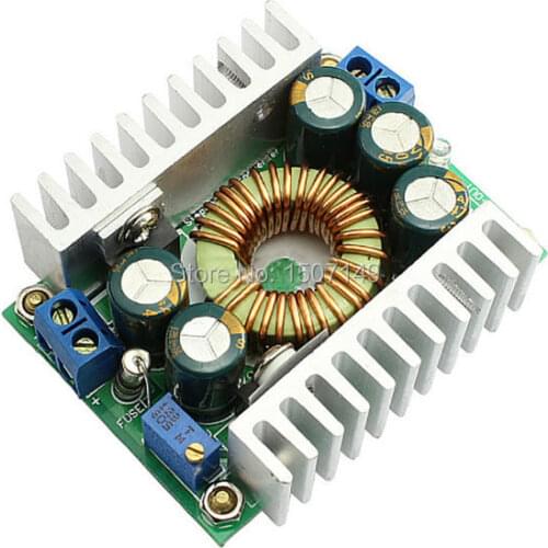 100W DC-DC Step Down 4.5-30V(max) to 0.8-30V Switching Car Power Supply Volt Buck 12A Converter for Battery Power Transformers