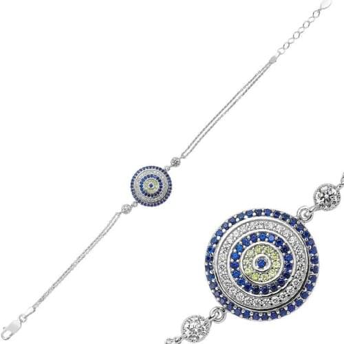 Tevuli 925 Sterling Silver Evil Eye Women Bracelet