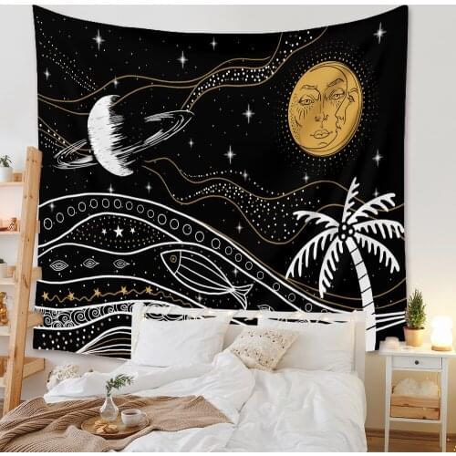Bohemian Mandala Fantasy Tapestry net live background cloth hippie Witchcraft Tapestry Wall Hanging wall decoration cloth