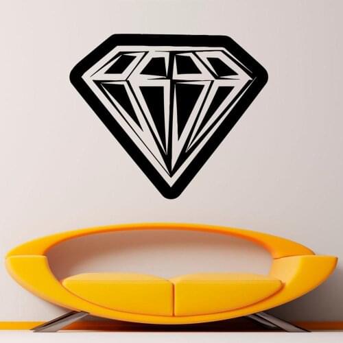 Jewelry Wall Decal Treasure Jewel Gem decor glass wall sticker Interior Bedroom living room Removable Home Decor decals G572