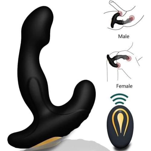 12 Speeds Vibrator Anal Plugs Sex Toys For Men Gay Prostate Massager G-Spot Stimulator Remote Control Anus Vibrating Vagina Butt