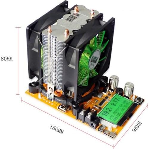 180W Electronic Load Tester USB Adjustable Testing Module Power Meter