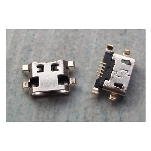 50pcs/lot Micro 5P USB jack connector for Lenovo A708t S890 / for Alcatel 7040N