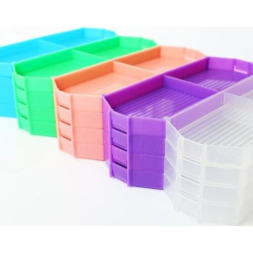 6 pcs Large Capacity Big Drill Plate Plastic Tray Big Kits gift New DIY Diamond Painting Diamond Embroidery Accessories