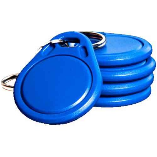 Proximity 125Khz em4200 Abs Contactless Smart Rfid Keyfob Identification with blue and white color