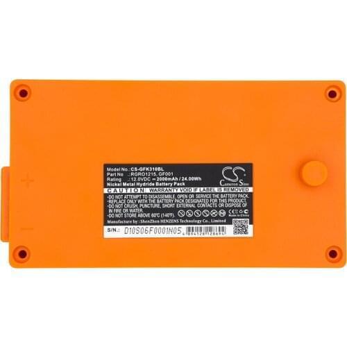 Cameron Sino 2000mAh Battery GF001, RGRO1215 (RED OR ORANGE ) for Gross Funk K2, SE889, SE889/K2, T24, T30, T31, T52, Vario