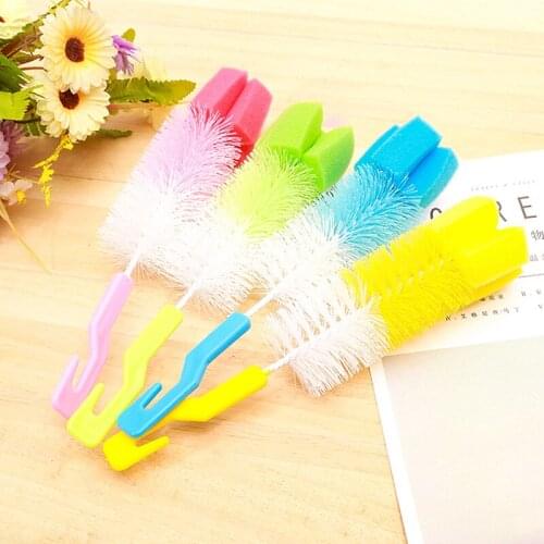 Baby Bottle Brush Cleaner Spout Cup Glass Teapot Washing Cleaning Tool Brush