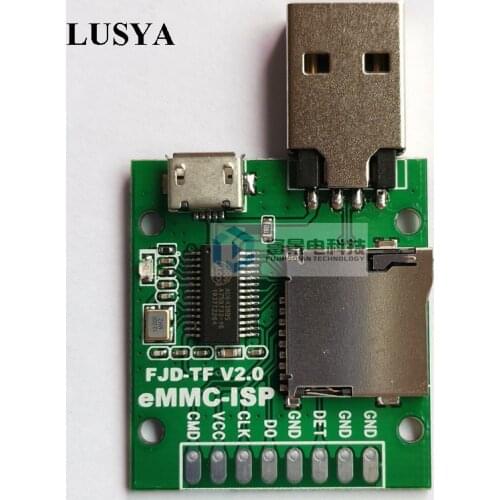 EMMC-ISP Flying Line Unlock Artifact Mobile Phone Brush AU6438BS Card Reader Free Disassembly of Word Library Second Solution
