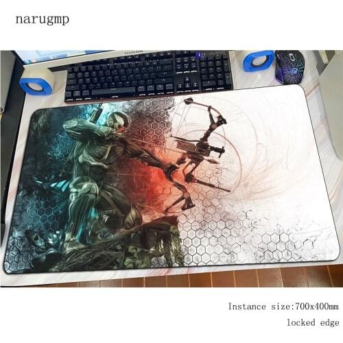 Crysis mousepad gamer 70x40cm hot sales gaming mouse pad large cute notebook pc accessories laptop padmouse ergonomic mat