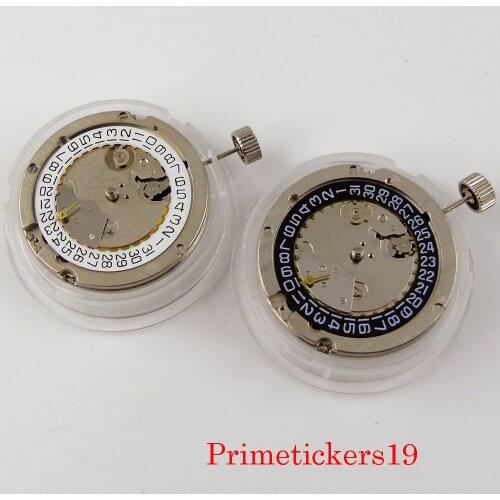 ST 2555 Mechanical Automatic Watch Movement Black Or White Date Display Ring Wristwatch Parts