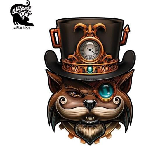 Bearded Steampunk Cat Cutting Dies Hat Animal Metal Stencil For DIY Scrapbooking Card Craft