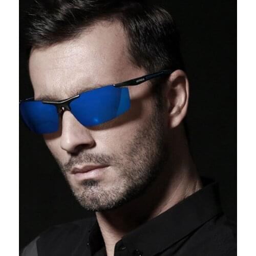 Aluminum Magnesium Mens Sunglasses Polarized Coating Mirror Driving Sun Glasses Male Eyewear Accessories For Men