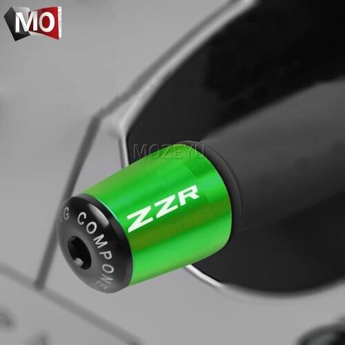 Motorcycle Handlebar Hand Grips Handle Bar End Slider Cap Plug For KAWASAKI ZZR 600 1400 400 1200 ZZR600 ZZR1400 ZZR400 ZZR1200