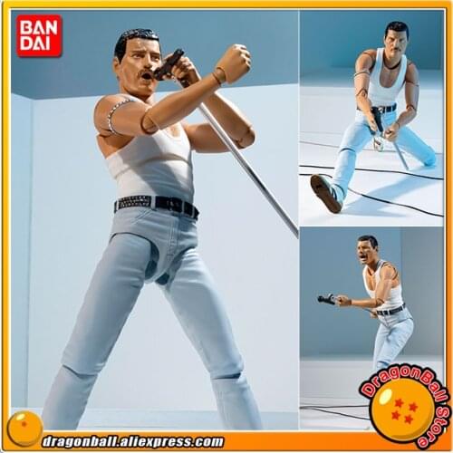 Original BANDAI SPIRITS Tamashii Nations S.H. Figuarts SHF Action Figure - Freddie LIVE AID Ver