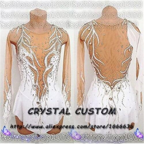 Crystal Custom Figure Skating Dress Girls New Brand Ice Skating Clothes For Competition DR4631