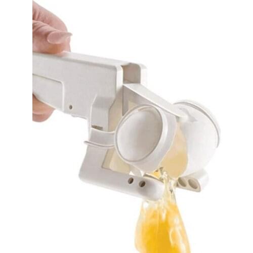 Egg Cracker Handheld York & White Separator As Seen On TV Helper New Egg Opener Kitchen Gadget Tool
