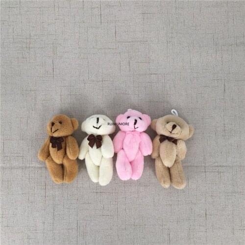 Mix Colors , BEAR Stuffed Plush Toy - SIZE 6CM Plush Stuffed Animal Bear accessories toy