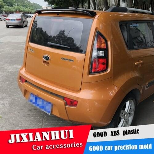For Soul Spoiler 2011-2015 Kia soul YCK Spoiler ABS plastic Material Car Rear Wing Color Rear Spoiler