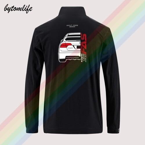 Honda Civic Si FA5 Car Racing Slim Sport Jacket Mens Street Windbreaker Jacket Mens Casual Back Printing Jacket Asian Size