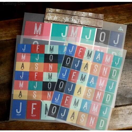 4Pcs/lot Vintage Memory Vellum Self-adhesive Paper Stickers Background For Scrapbooking DIY Crafts Card Making Home Decoration