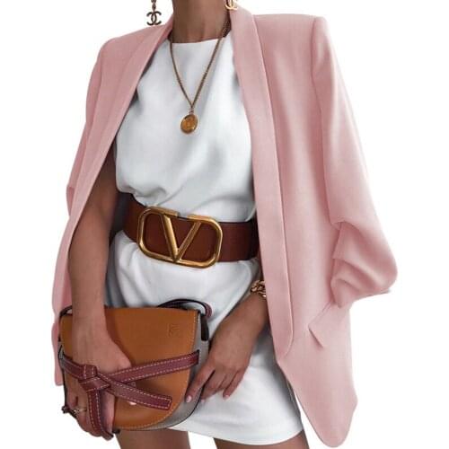 Temperament Popular Cardigan Female Blazers Fashion Top For Woman Autumn Casual Long Sleeve Blazer Womens Jackets Spring 2021