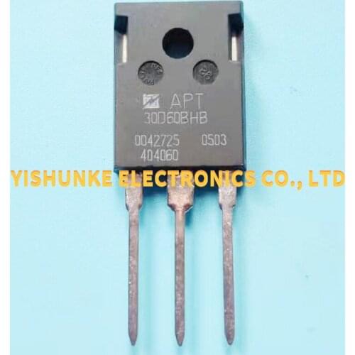 10PCS APT30D60BHB APT30D60 TO-247 30A 600V
