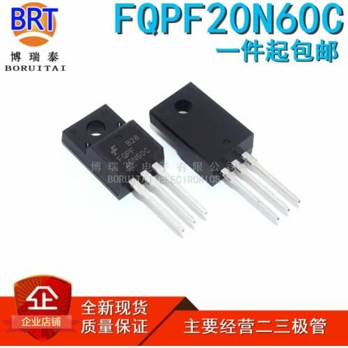 10pcs/lot FQPF20N60 TO220 20N60 20N60C FQPF2060C FQPF20N60C TO-220