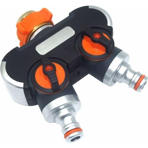 BS 2 Way Garden Hose Splitter Water Distributor Anti-rust Treatment for Garden and Home Life