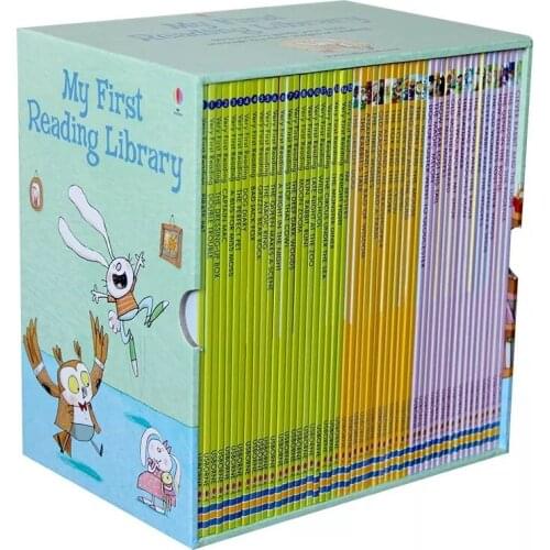 50 book/set Usborne My First Reading Library English Picture Book Baby Early education book Childhood words learning kid gift