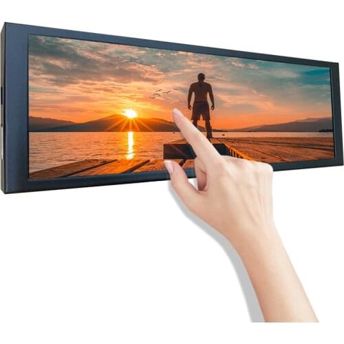 7.9inch 400*1280 IPS Monitor with Case, Strip Display Stretched Bar Display Aida64 Monitor USB 5V Power Second Display