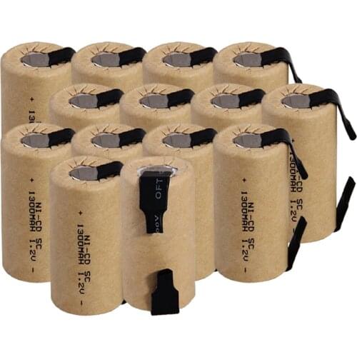 Lowest price 14 piece SC battery 1.2v batteries rechargeable 1300mAh nicd battery for power tools akkumulator