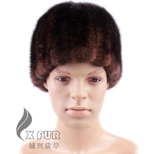 EMS Free Shipping CX-C-148A Real Mink Fur Russia Winter Men Hat