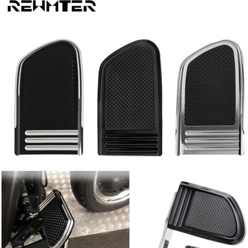3 Colors Motorcycle Brake Pedal Pad Cover For Harley Dyna FLD 12-16 Touring Electra Road Glide 1980-2018 Softail Fatboy 1986-17