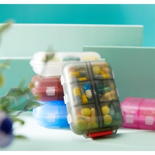 12 Grids Travel Convenient Medicine Pill Box Pills Dispenser Pill Organizer Tablet Pillbox Case Container Drug Divider Pillcases