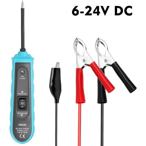 EM285 Power Probe Car Electric Circuit Tester Automotive Detection Tool 6-24V DC