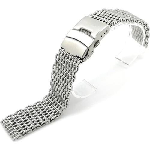 BEAFIRY 18mm 20mm 22mm 24mm Stainless Steel Black/ Silver/ Gold buckle Watchband high Quality Wristwatches Strap Classic