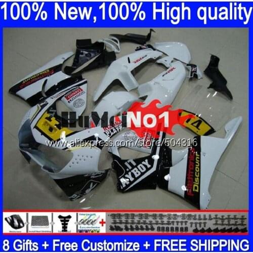 Body For HONDA CBR900RR CBR919RR white glossy 110MC.26 CBR 919RR CBR900 RR CBR 919 RR CC 900RR 1998 1999 CBR919 RR 98 99 Fairing