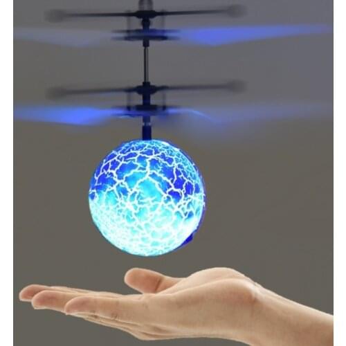 Flying Luminous Ball RC Kids Flying Ball Anti-stress Drone Helicopter Infrared Induction Aircraft Remote Control Toys Gifts