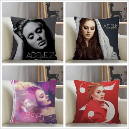Musife New Custom Adele Pillowcase Sofa Decorative Cushion Cover Pillowcase Home Decor Drop Shipping Wholesale