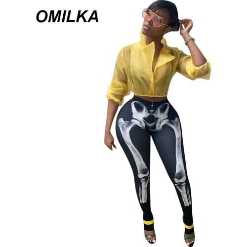 Легинсы с принтом OMILKA China At AliExpress